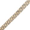 Thumbnail Image 1 of Men's 1 CT. T.W. Diamond Triple Row Brick Pattern Link Bracelet in 10K Gold - 8.5&quot;