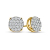 Thumbnail Image 0 of Men's 1 CT. T.W. Multi-Diamond Stud Earrings in 10K Gold