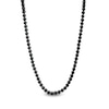 Thumbnail Image 1 of Men's 10 CT. T.W. Black Enhanced Diamond Tennis Necklace in Sterling Silver with Black Rhodium - 20&quot;