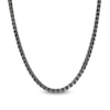 Thumbnail Image 0 of Men's 3-1/2 CT. T.W. Black Diamond Necklace in Sterling Silver with Black Rhodium - 20"