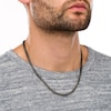 Thumbnail Image 2 of Men's 3-1/2 CT. T.W. Black Diamond Necklace in Sterling Silver with Black Rhodium - 20&quot;