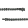 Thumbnail Image 2 of Men's 1-1/2 CT. T.W. Black Diamond Bracelet in Sterling Silver with Black Ruthenium - 8.5"