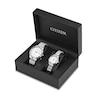 Thumbnail Image 0 of His and Hers Citizen Eco-Drive® Corso Watch with White Dial (Model: PAIRS-RETAIL-5056-A)