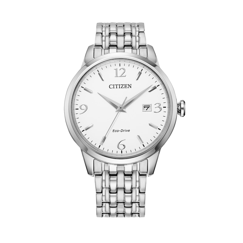 Main Image 2 of His and Hers Citizen Eco-Drive® Corso Watch with White Dial (Model: PAIRS-RETAIL-5056-A)