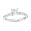 Thumbnail Image 1 of 1 CT. T.W. Princess-Cut Diamond Engagement Ring in 14K White Gold (I/I2)