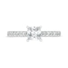 Thumbnail Image 3 of 1 CT. T.W. Princess-Cut Diamond Engagement Ring in 14K White Gold (I/I2)