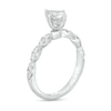 Thumbnail Image 3 of 1 CT. T.W. Pear-Shaped Diamond Scallop Shank Engagement Ring in 14K White Gold