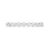 Thumbnail Image 3 of 1/2 CT. T.W. Diamond Eleven Stone Anniversary Band in 14K White Gold