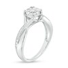 Thumbnail Image 3 of 1/4 CT. T.W. Multi-Diamond Twist Shank Promise Ring in Sterling Silver