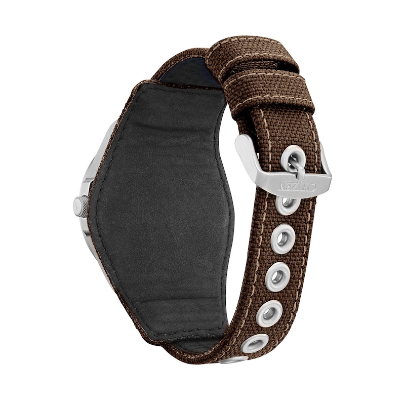 Main Image 3 of Men's Citizen Eco-Drive® Star Wars™ Mandalorian™ Strap Watch with Black Dial (Model: AW1411-05W)