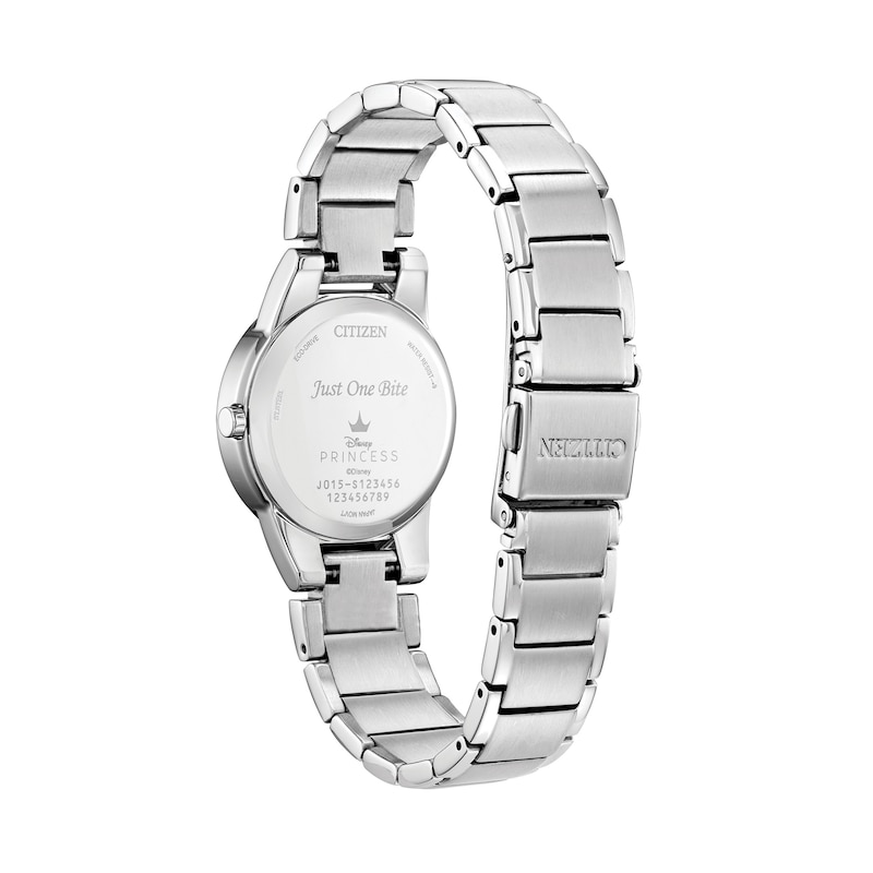 Ladies' Citizen Eco-Drive® Disney Snow White Crystal Accent Watch with Silver-Tone Dial (Model: GA1070-53W)
