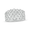 Thumbnail Image 1 of 3 CT. T.W. Certified Lab-Created Diamond Multi-Row Ring in 14K White Gold (F/SI2)