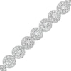 Thumbnail Image 1 of 7 CT. T.W. Certified Lab-Created Diamond Frame Line Bracelet in 14K White Gold (F/SI2) - 7.25&quot;