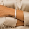 Thumbnail Image 2 of 7 CT. T.W. Certified Lab-Created Diamond Frame Line Bracelet in 14K White Gold (F/SI2) - 7.25&quot;