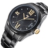 Thumbnail Image 1 of Men's JBW Bond 1/10 CT. T.W. Diamond Accent Black IP and 18K Gold Plate Watch with Black Dial (Model: J6311E)