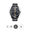 Thumbnail Image 4 of Men's JBW Bond 1/10 CT. T.W. Diamond Accent Black IP and 18K Gold Plate Watch with Black Dial (Model: J6311E)