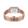 Thumbnail Image 4 of Ladies' JBW Cristal Square 1/8 CT. T.W. Diamond and Crystal Accent 18K Rose GP Watch and Bangle Set (Model: J6387-SetB)