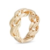 Thumbnail Image 2 of Bold Curb Chain Link Ring in 10K Gold - Size 7