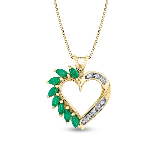 1-1/2 Ct. T.W. Diamond Heart Pendant in 14K Gold (I/I1)