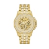 Thumbnail Image 0 of Men's Bulova Octava Crystal Accent Gold-Tone Automatic Watch with Gold-Tone Skeleton Dial (Model: 98A292)