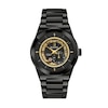 Thumbnail Image 1 of Men's Bulova Modern Millenia Black IP Automatic Ceramic Watch with Black Skeleton Dial (Model: 98A291)