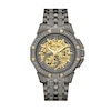 Thumbnail Image 1 of Men's Bulova Octava Crystal Accent Gunmetal Grey IP Automatic Watch with Grey Skeleton Dial (Model: 98A293)