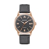 Thumbnail Image 0 of Men's Bulova Frank Sinatra 'Summer Wind' Collection Rose-Tone Strap Watch with Grey Dial (Model: 97B206)