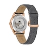 Thumbnail Image 2 of Men's Bulova Frank Sinatra 'Summer Wind' Collection Rose-Tone Strap Watch with Grey Dial (Model: 97B206)