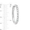 Thumbnail Image 3 of 2 CT. T.W. Certified Lab-Created Diamond Hoop Earrings in 14K White Gold (F/SI2)