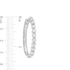 Thumbnail Image 3 of 3 CT. T.W. Certified Lab-Created Diamond Hoop Earrings in 14K White Gold (F/SI2)