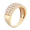 Thumbnail Image 3 of 1 CT. T.W. Diamond Edge Multi-Row Ring in 14K Gold