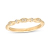 Thumbnail Image 1 of 1/20 CT. T.W. Diamond Alternating Marquise-Shaped Anniversary Band in 10K Gold