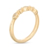 Thumbnail Image 2 of 1/20 CT. T.W. Diamond Alternating Marquise-Shaped Anniversary Band in 10K Gold