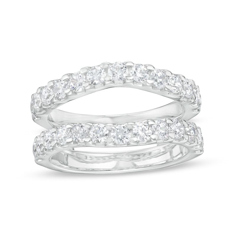 Main Image 1 of 1-1/2 CT. T.W. Certified Lab-Created Diamond Solitaire Enhancer in 14K White Gold (F/VS2)