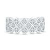 Thumbnail Image 2 of 1/2 CT. T.W. Diamond Woven Anniversary Band in 10K White Gold