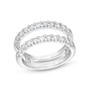 Thumbnail Image 1 of 1 CT. T.W. Diamond-Lined Solitaire Enhancer in 14K White Gold