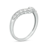 Thumbnail Image 2 of 1/3 CT. T.W. Diamond Contour Nine Stone Vintage-Style Anniversary Band in 14K White Gold