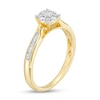 Thumbnail Image 3 of 1/6 CT. T.W. Multi-Diamond Promise Ring in 10K Gold