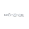 Thumbnail Image 4 of 1 CT. T.W. Marquise-Cut Diamond Sideways Seven Stone Band in 14K White Gold (I/I2)