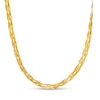 Thumbnail Image 1 of Diamond-Cut Braided Herringbone Necklace in 10K Gold