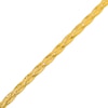 Thumbnail Image 1 of Diamond-Cut Braided Herringbone Bracelet in 10K Gold - 7.25&quot;