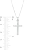 Thumbnail Image 2 of Polished Cross Pendant in 14K White Gold