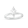 Thumbnail Image 1 of 1 CT. Certified Marquise Lab-Created Diamond Solitaire Engagement Ring in 14K White Gold (F/VS2)