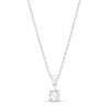 Thumbnail Image 1 of 1/3 CT. Diamond Solitaire Pendant in 14K White Gold (I/I2)