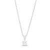 Thumbnail Image 1 of 1/4 CT. Diamond Solitaire Pendant in 14K White Gold (I/I2)