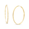 Thumbnail Image 1 of 40.0mm Diamond-Cut Hoop Earrings in 10K Gold