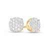 Thumbnail Image 1 of Men's 1/2 CT. T.W. Multi-Diamond Stud Earrings in 10K Gold