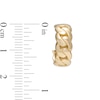 Thumbnail Image 2 of 15.0mm Curb Link J-Hoop Earrings in 10K Gold