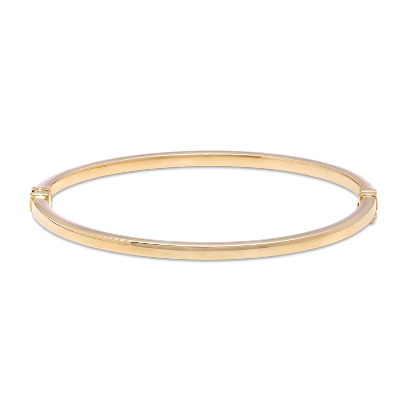 Main Image 1 of 3.0mm Squared Bangle in 10K Gold