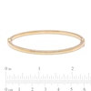 Thumbnail Image 3 of 3.0mm Squared Bangle in 10K Gold